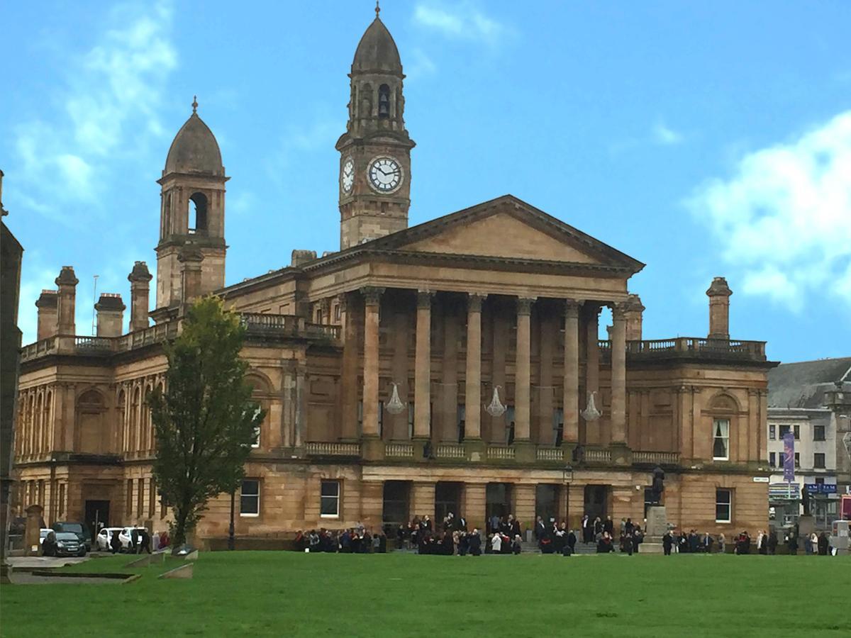 Castle Gait, Paisley Apartment Luaran gambar
